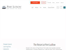 Tablet Screenshot of portludlowresort.com